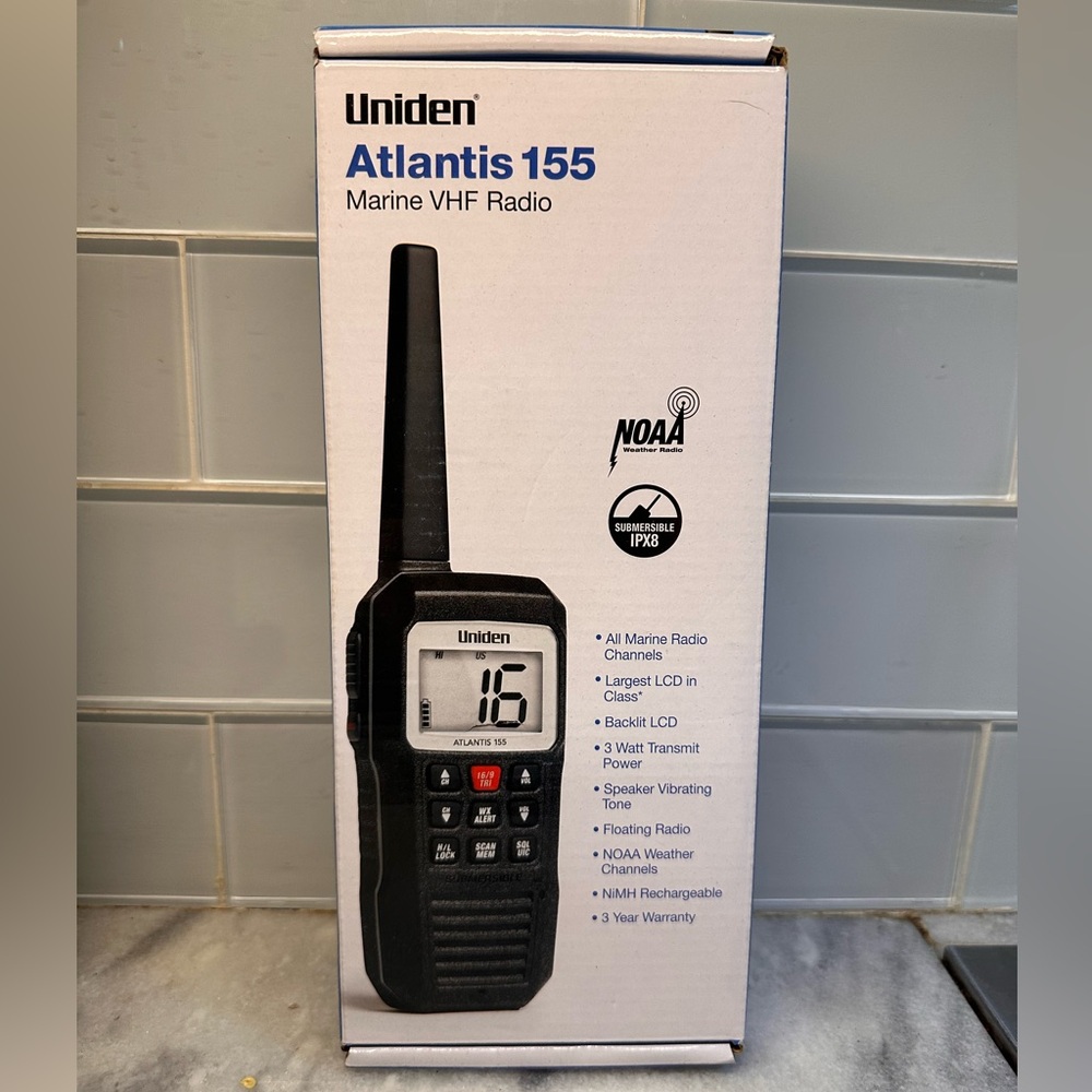 Black CB Two-Way Radio with LCD Display